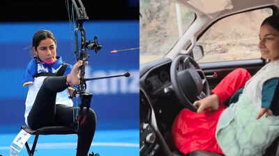 ‘नेवर से नेवर’: भारतीय पैरालिंपिक स्टार शीतल देवी पैरों के साथ कार चलाता है; वीडियो वायरल हो जाता है | अधिक खेल समाचार