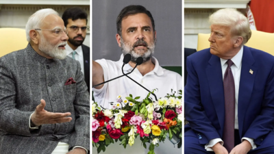 ‘कारण वह ट्रम्प के लिए खड़ा नहीं हो सकता है …’: राहुल का पीएम में ताजा चार्ज; दावों के मोदी के हाथ बंधे हैं ‘| भारत समाचार