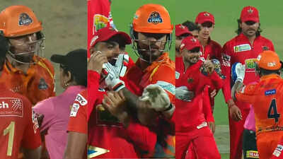 डीपीएल 2025: बदसूरत विवाद टूट जाता है; लेडी अंपायर हस्तक्षेप करता है – वॉच | क्रिकेट समाचार