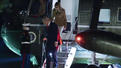 चॉपर स्केयर: अमेरिकी राष्ट्रपति ट्रम्प और मेलानिया के हेलीकॉप्टर को आपातकालीन लैंडिंग बनाने के लिए मजबूर किया गया; व्हाइट हाउस ने क्या कहा