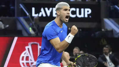 Laver Cup 2025: Carlos Alcaraz टीम यूरोप के रूप में जीतती है, टीम वर्ल्ड पर 3-1 की बढ़त लेती है टेनिस न्यूज