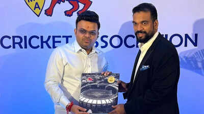 आईसीसी के अध्यक्ष जे शाह ने मुंबई में बीसीसीआई वार्षिक आम बैठक से पहले फेलिस किया क्रिकेट समाचार