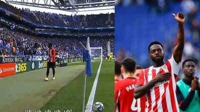 ला लीगा: फैन को नस्लीय रूप से इनकी विलियम्स के दुरुपयोग के लिए जेल की सजा सुनाई गई, लीग लेबल यह एक मील का पत्थर | फुटबॉल समाचार