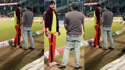 WATCH: VIRENDER SEHWAG DPL 2025 में बेटे आर्यवीर के साथ गर्व का क्षण साझा करता है क्रिकेट समाचार